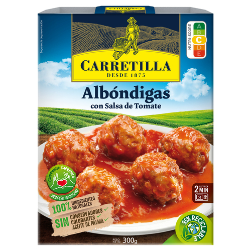 ALBONDIGAS CON TOMATE CARRETILLA 300 GR