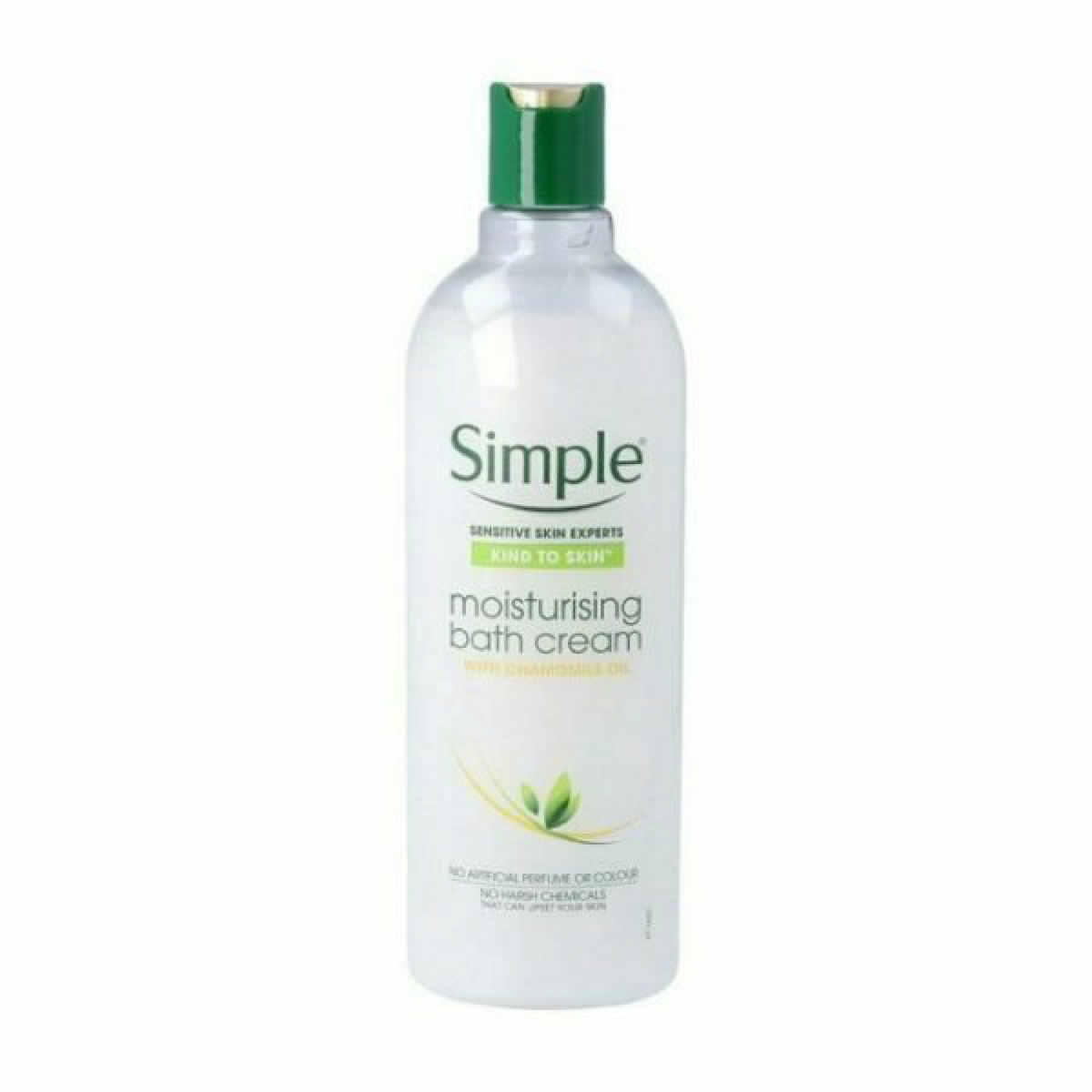 Simple 3x Kind To Skin Moisturising Bath Cream With Chamomile Oil - 400ml