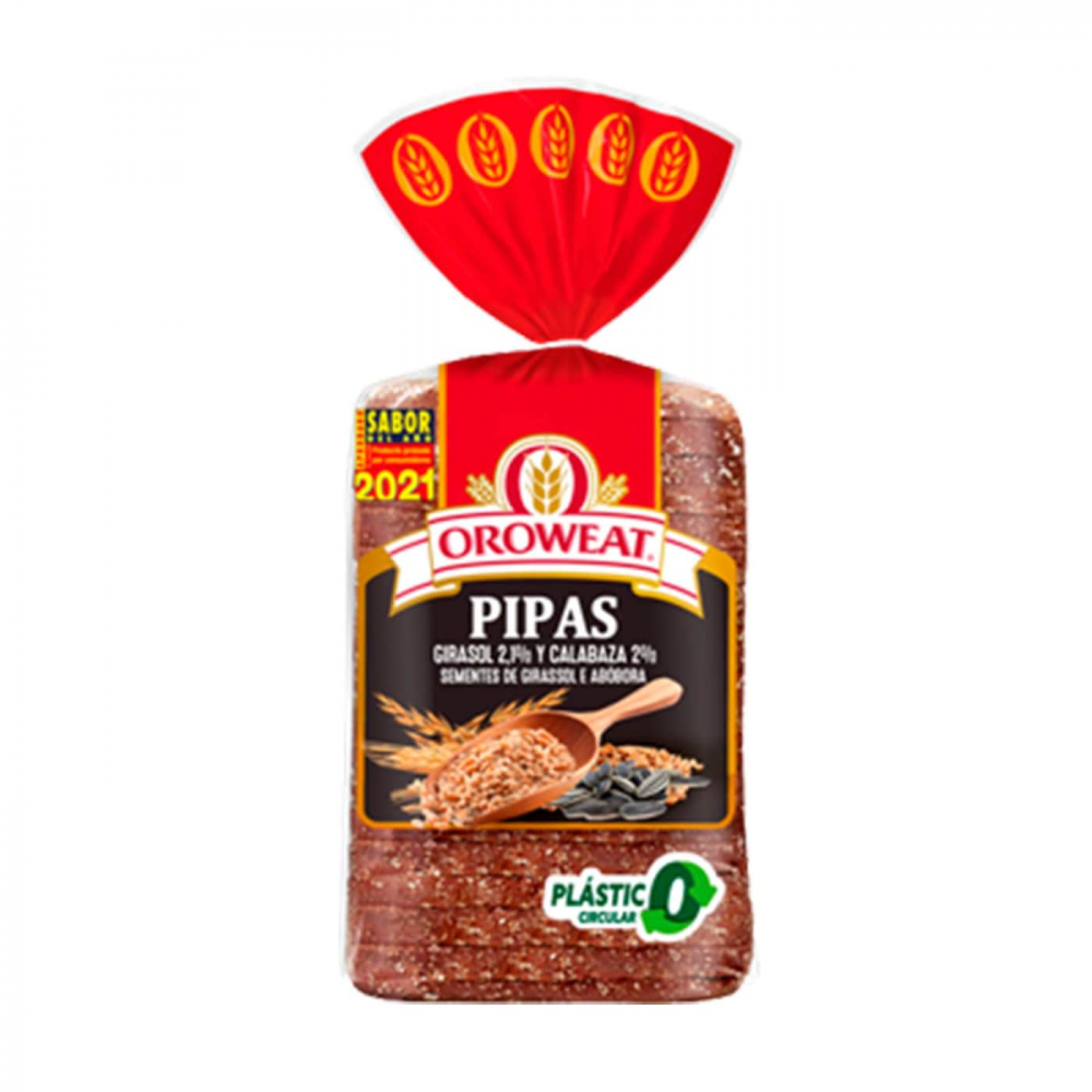 BIMBO OROWEAT PIPAS Y SEMILLAS 550GR
