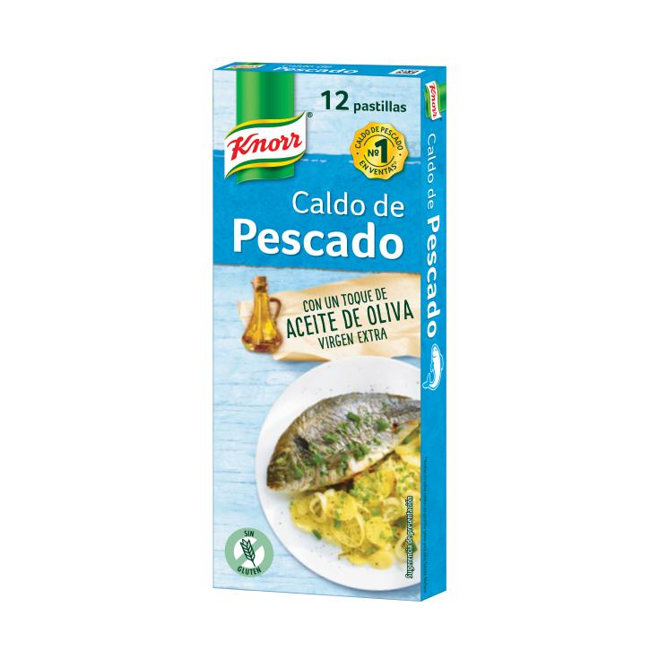 CALDO PESCADO KNORR 12 PASTILLAS