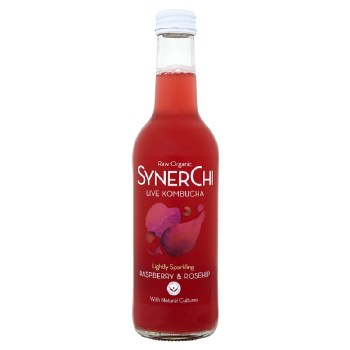 Synerchi Live Kombucha - Rasberry & Rosehip