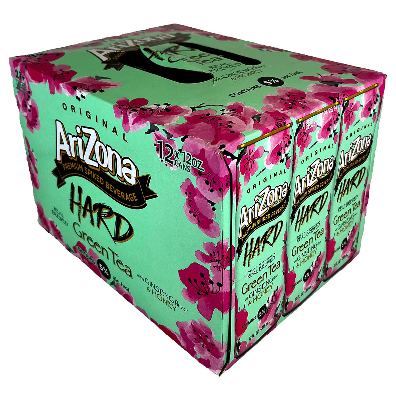 Photo of AriZona Hard Green Tea With Ginseng & Honey 12 Pk Cans