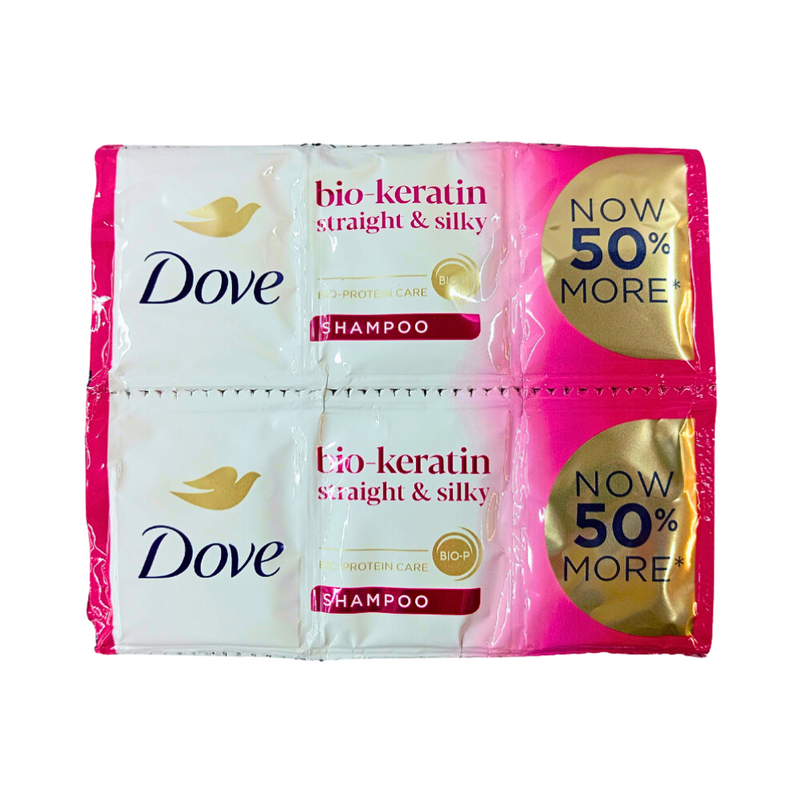 Dove Shampoo Straight And Silky 12ml X 12's