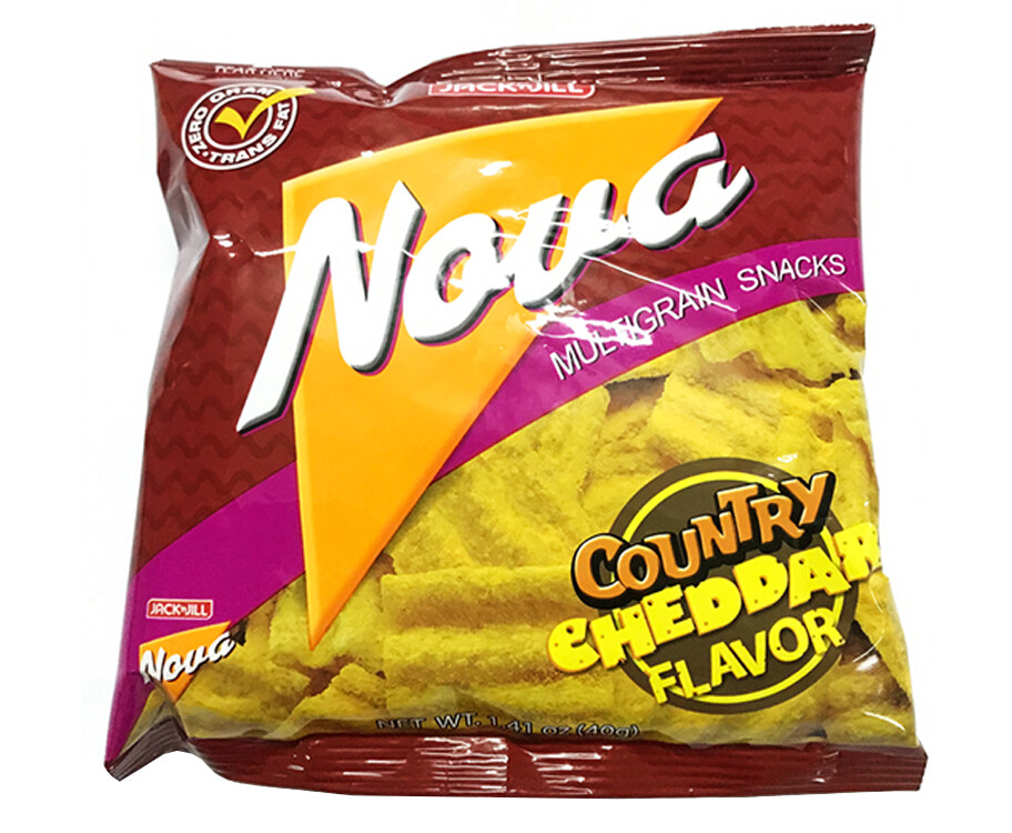 Jack 'n Jill Nova Multigrain Snacks Country Cheddar Flavor 40g