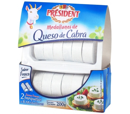 QUESO CABRA MEDALLON PRESIDENT 200 GR
