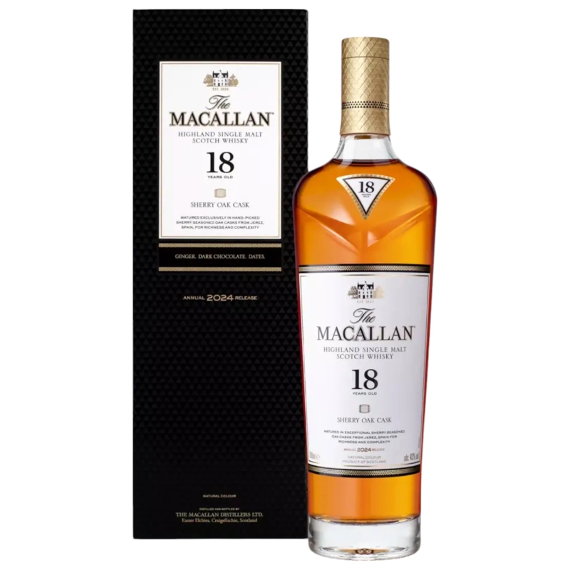 Macallan 18 Years Old - Sherry Oak 2019 Release