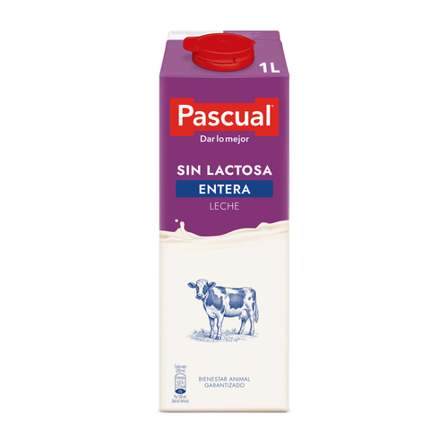 LECHE PASCUAL ENTERA S/LACTOSA BRIK 1 L