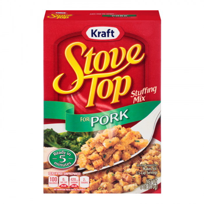 Stove Top Stuffing Mix, Pork