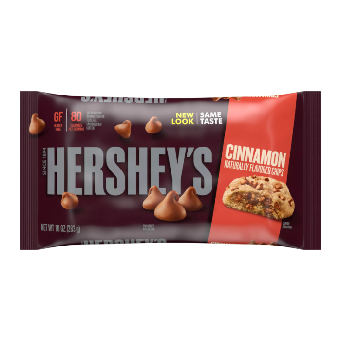 Photo of Hershey's Cinnamon Baking Chips, Gluten Free, 10 Oz, Bag