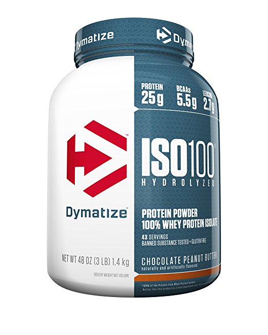 Iso100 Hydrolyzed 100% Whey Protein Isolate Protein Powder, Chocolate Peanut Butter