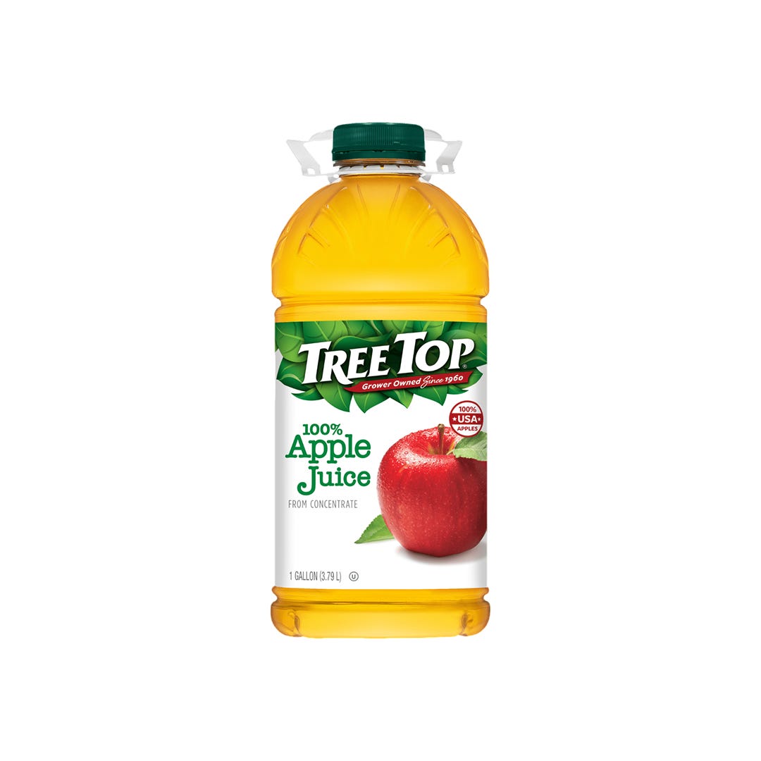 Tree Top No Sugar Added Apple Juice 1 Gal