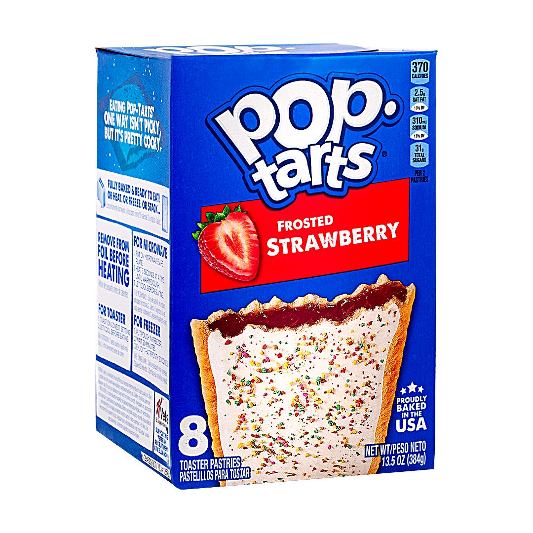 Photo of Pop-Tarts Toaster Pastries, Frosted Strawberry, 13.5 Ounce