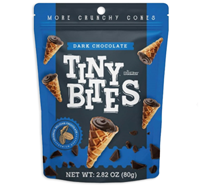 BeeMax Tiny Bites Dark Chocolate Waffle Cones — UPC 195393009744 — Go-UPC