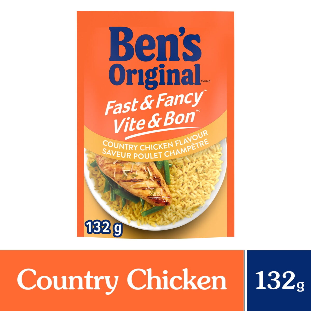 Ben's Original Fast & Fancy Country Chicken Flavoured Rice — UPC ...