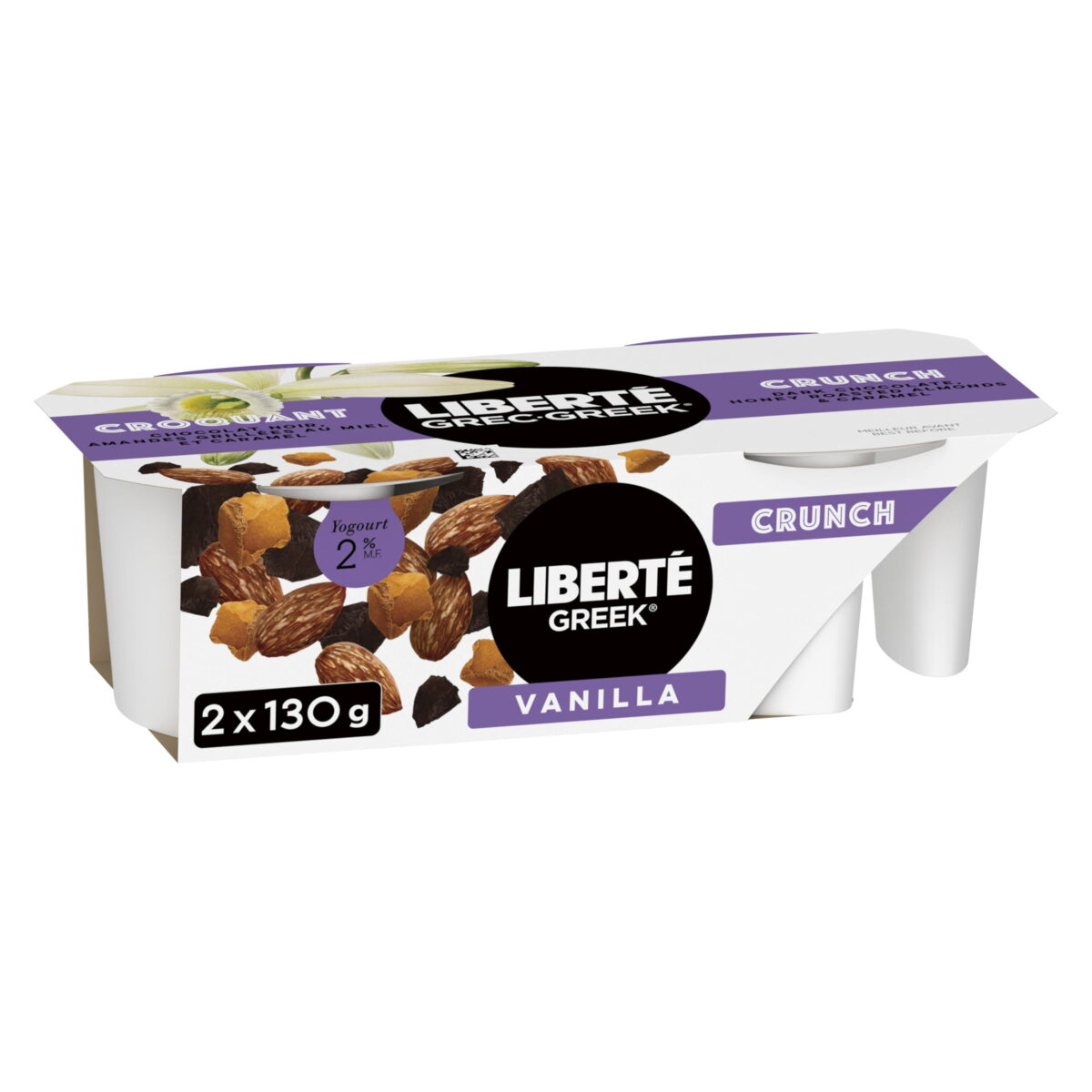 Liberté 2% Vanilla Bean Crunch Greek Yogurt