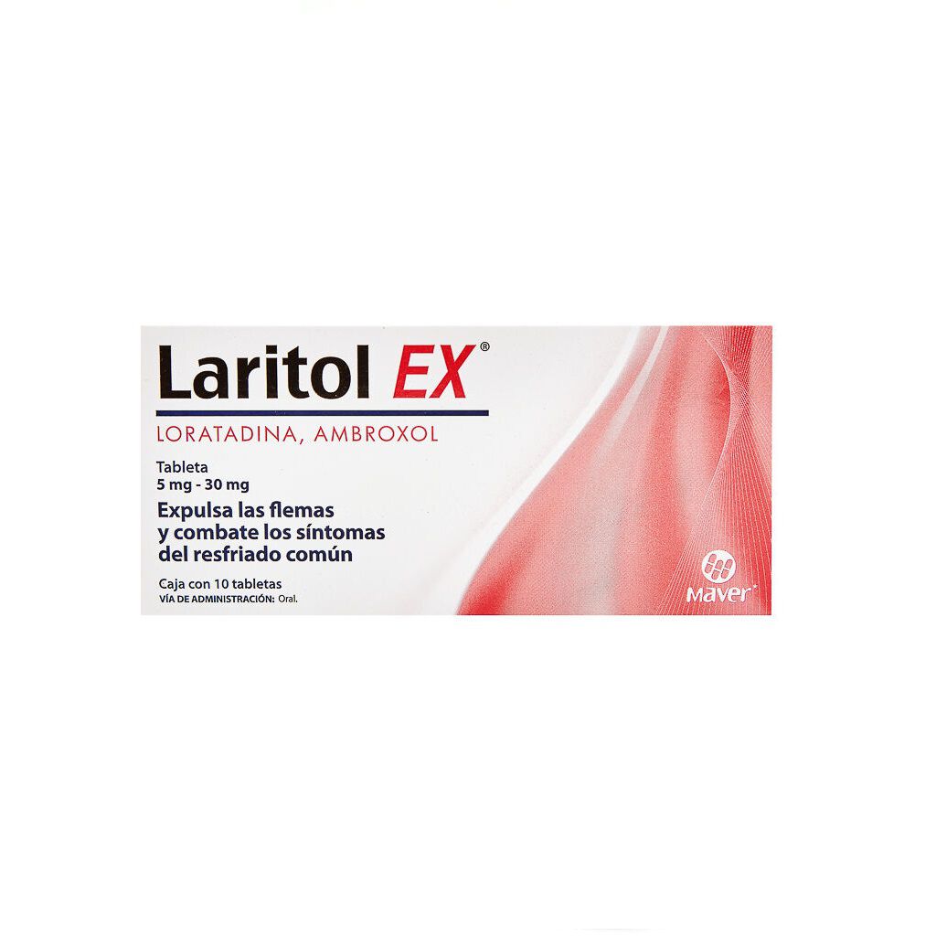 Photo of Laboratorios Maver Laritol Ex 30/5mg Tab C/10 Pzas