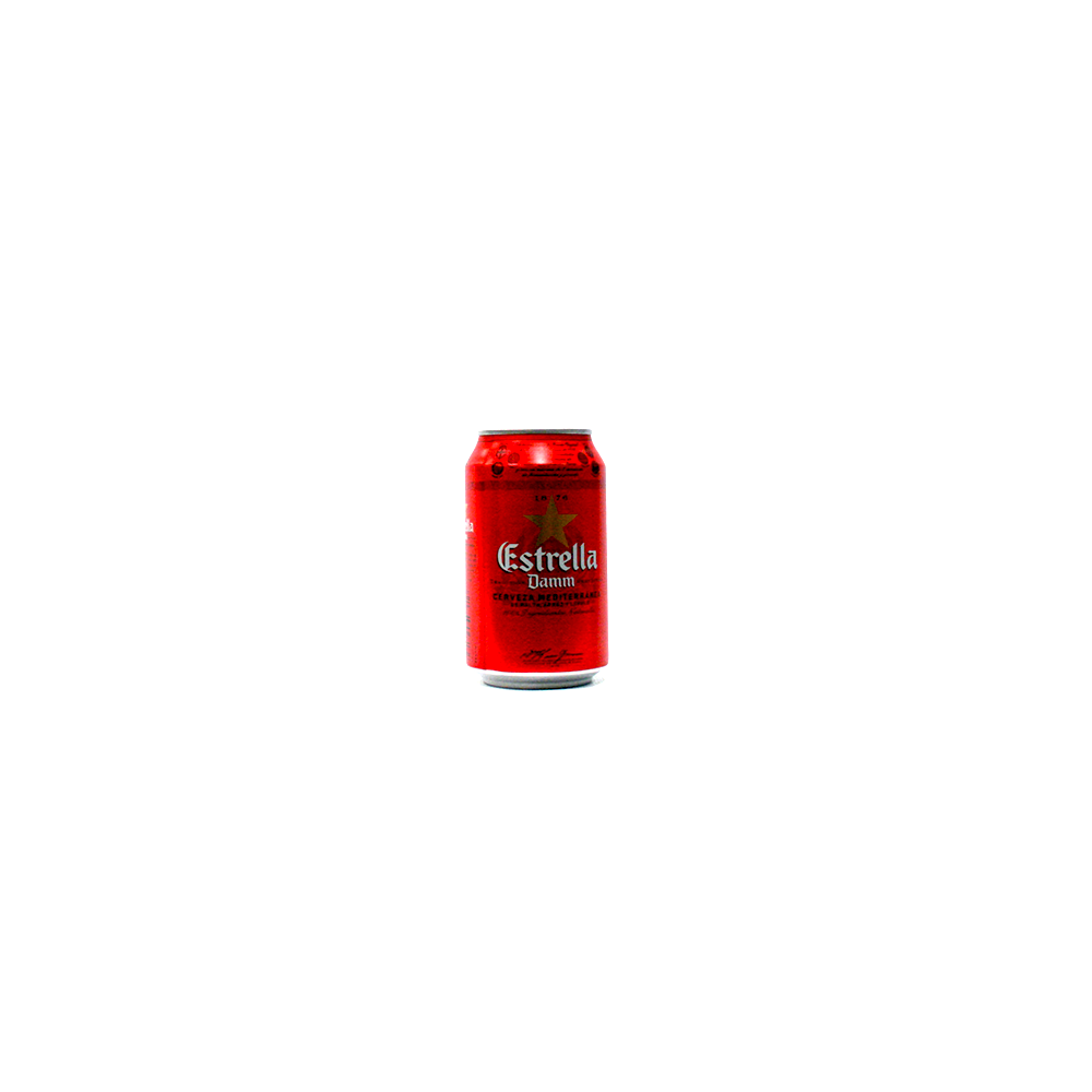 CERVEZA ESTRELLA DAMM LATA 33 CL 5,4Â§