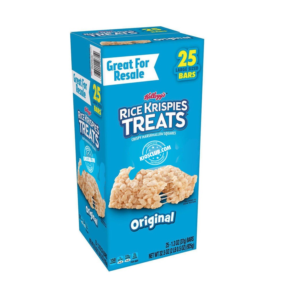Photo of Kellogg's Rice Krispies Treats Marshmallow Snack Bars, Original, Single Serve