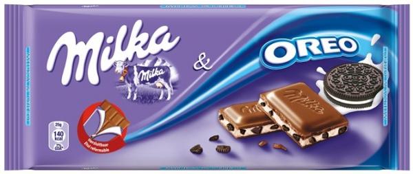 CHOCO.MILKA & OREO 100GR