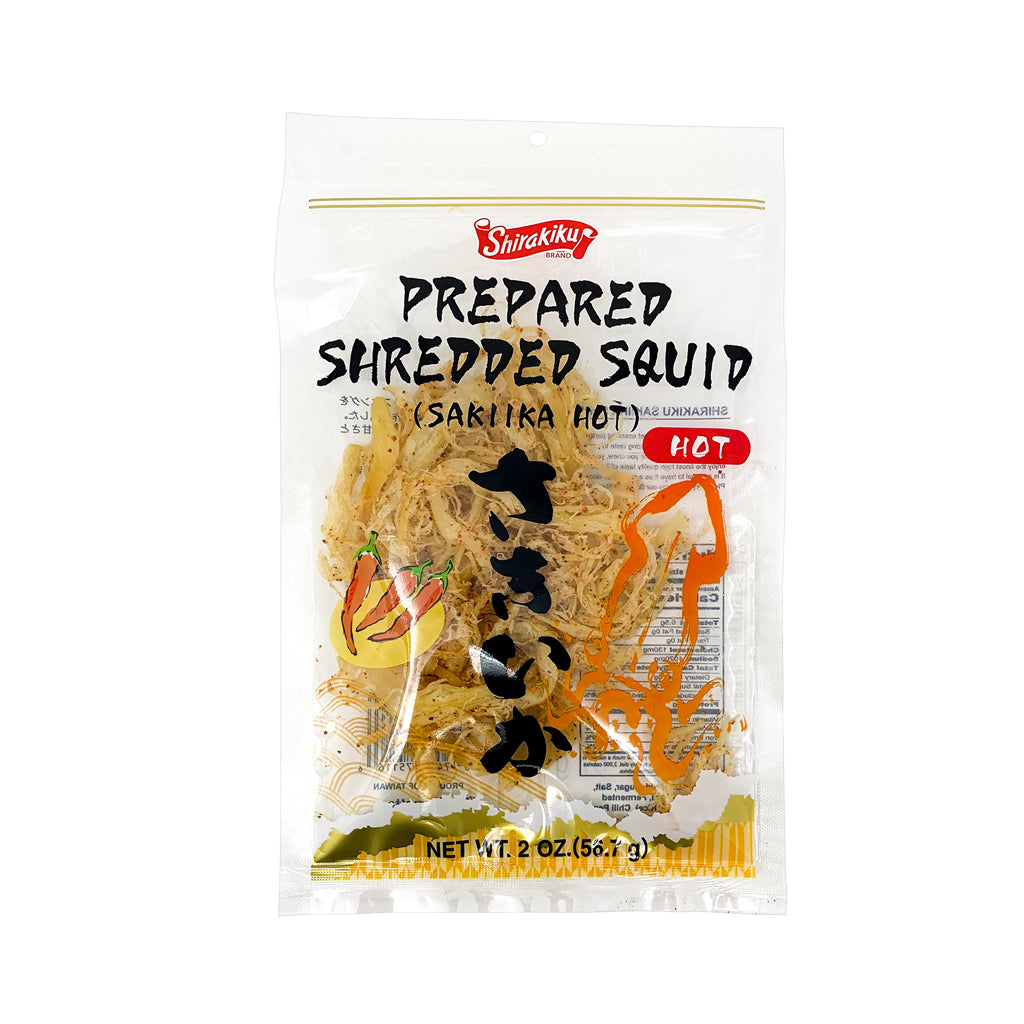Shirakiku, Prepared Shredded Squid, Hot, Hot