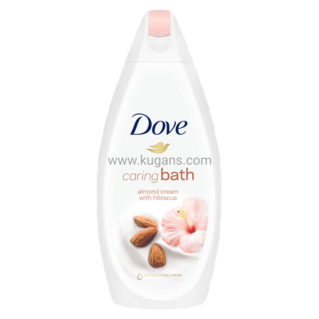 Dove Caring Bath Almond Cream With Hibiscus Body Wash 450 Ml
