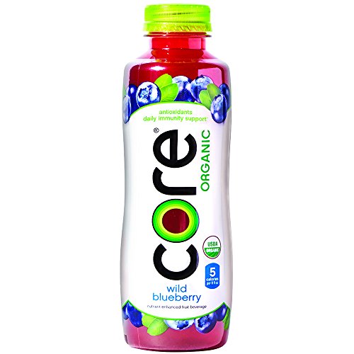 CORE Nutrition Organic Wild Blueberry Fruit Infused Beverage, 18 Fl Oz Bottles