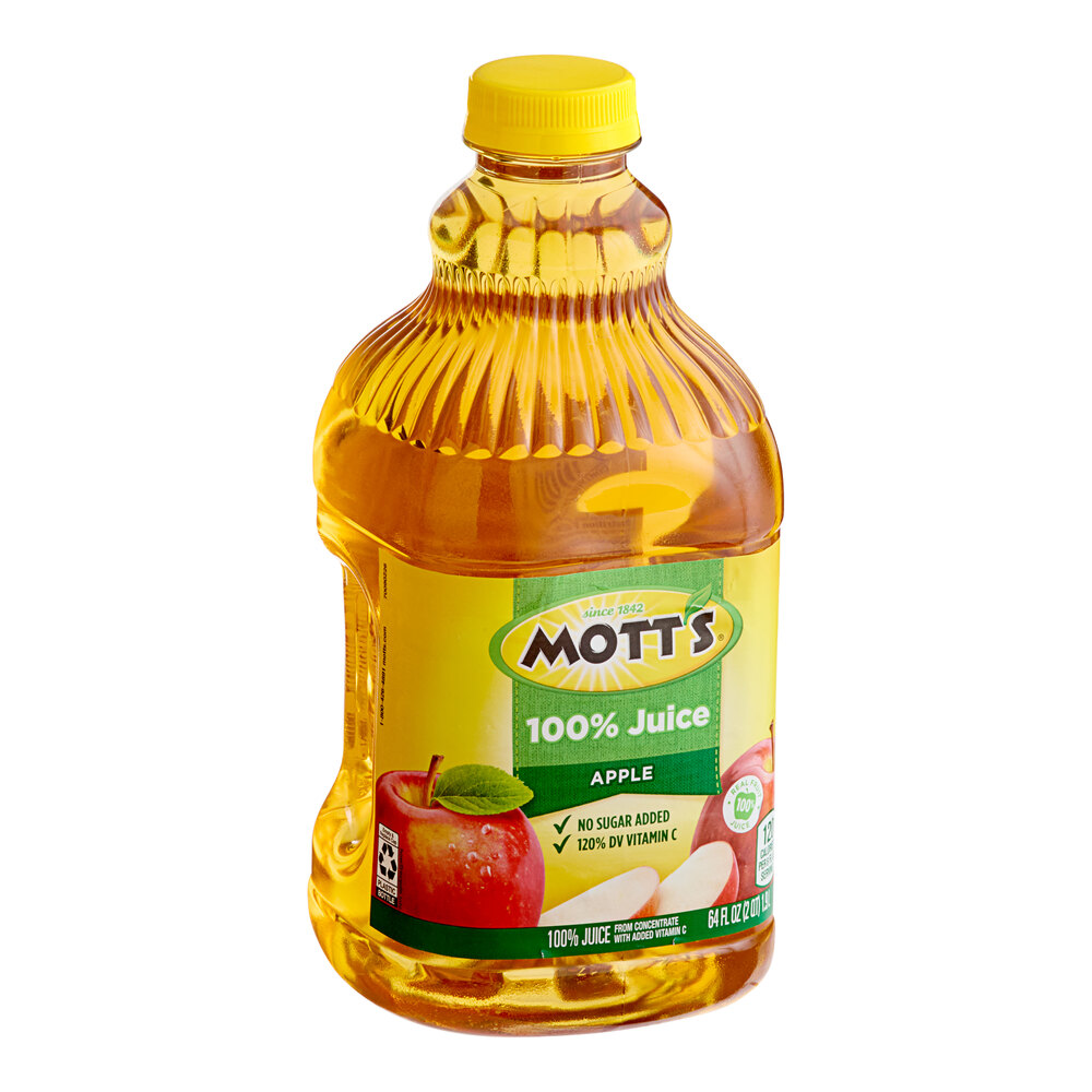 Photo of Mott's 100% Original Apple Juice - 64 Fl Oz Bottle