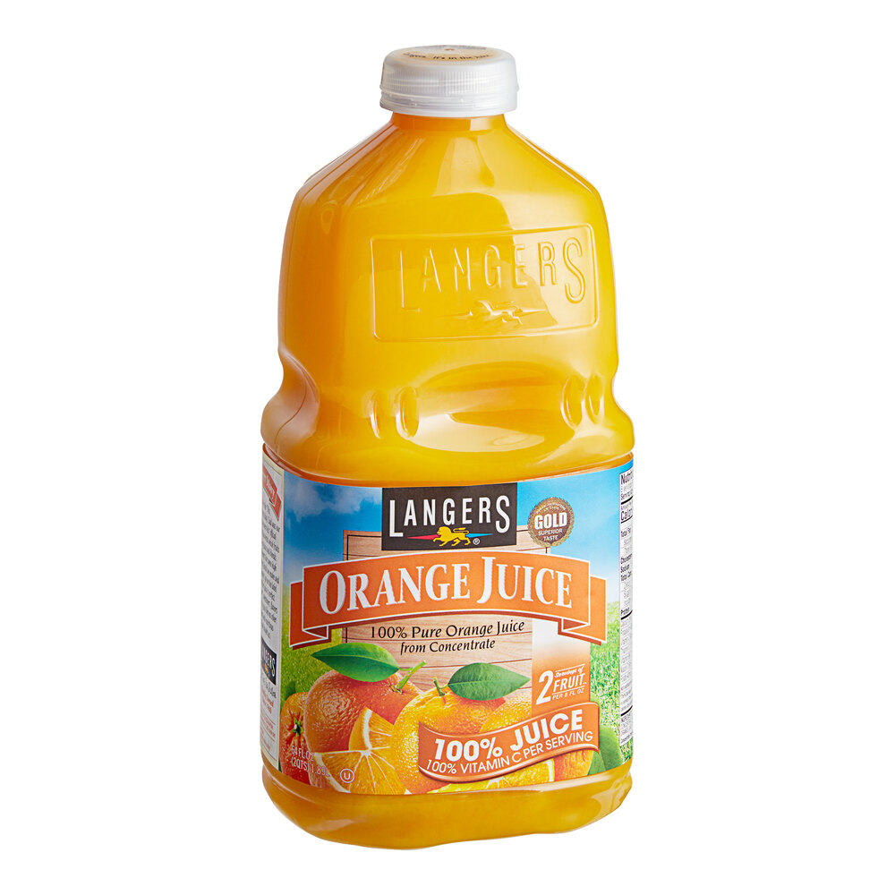 Langers Orange Juice 64 Fl Oz