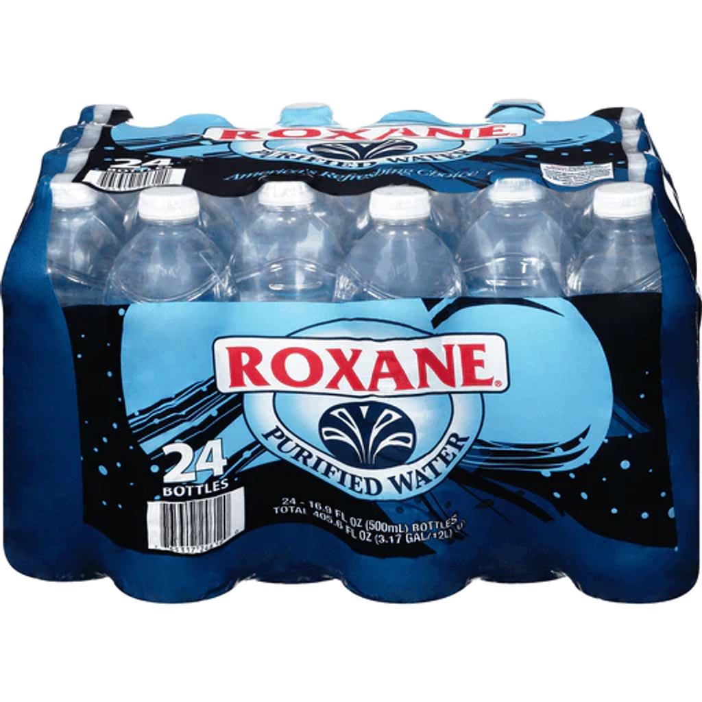 Photo of Roxane Purified Water 24-16.9 Fl. Oz. Plastic Bottles
