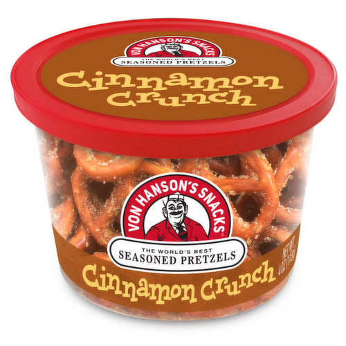Cinnamon Crunch Seasoned Pretzels, Cinnamon Crunch