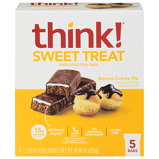 Photo of Think ! High Protein Bar, Boston Creme Pie, Sweet Treat