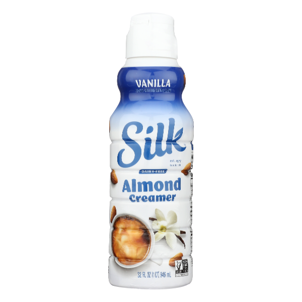 Photo of Silk Almond Creamer, Dairy Free, Vanilla 32 Fl Oz