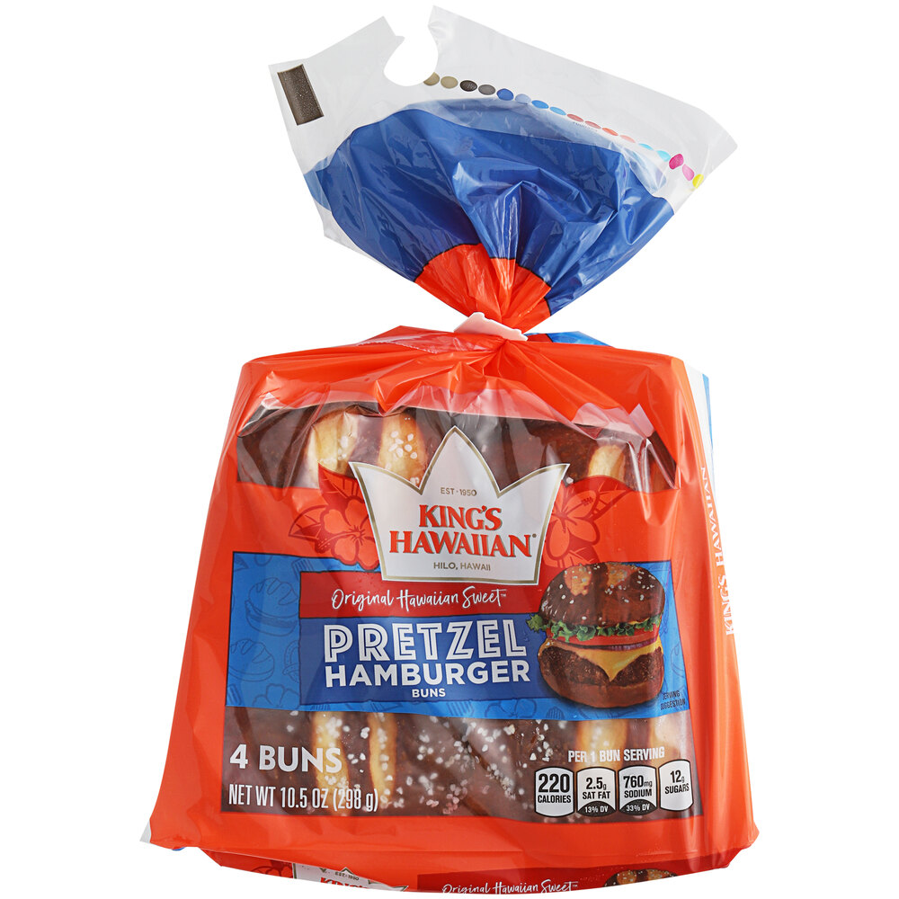 Photo of King's Hawaiian Original Sweet Pretzel Hamburger Buns