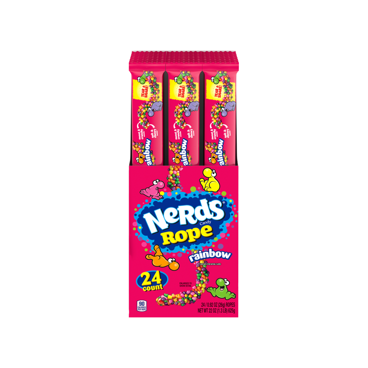 Photo of Nerds Rainbow Rope Candy 0.92 Oz