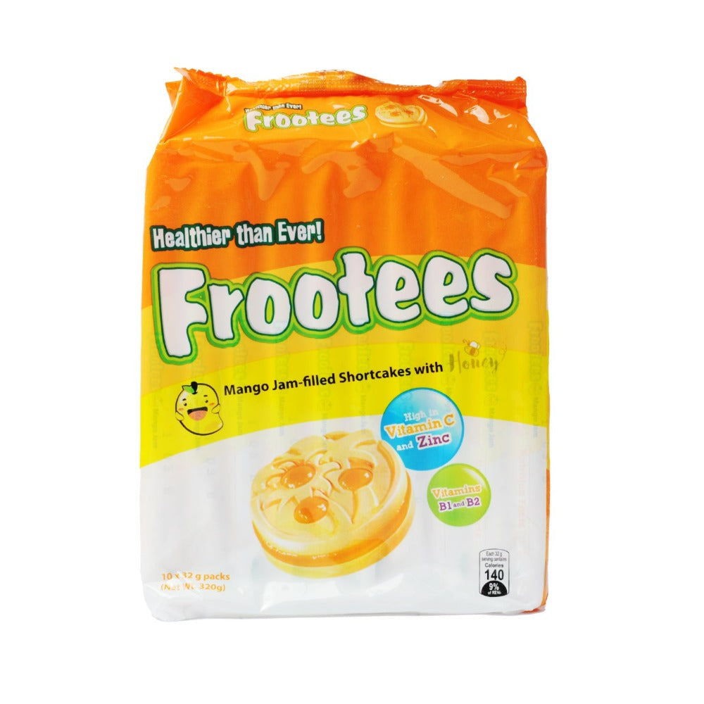 Rebisco Frootees Mango Jam-Filled Shortcakes With Honey 10's