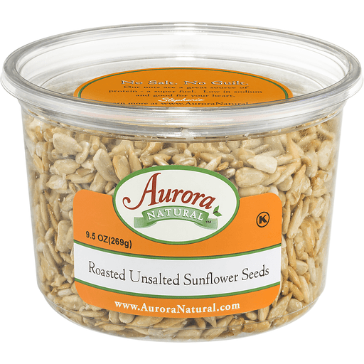 Aurora Natural Roasted Unsalted Sunflower Seeds