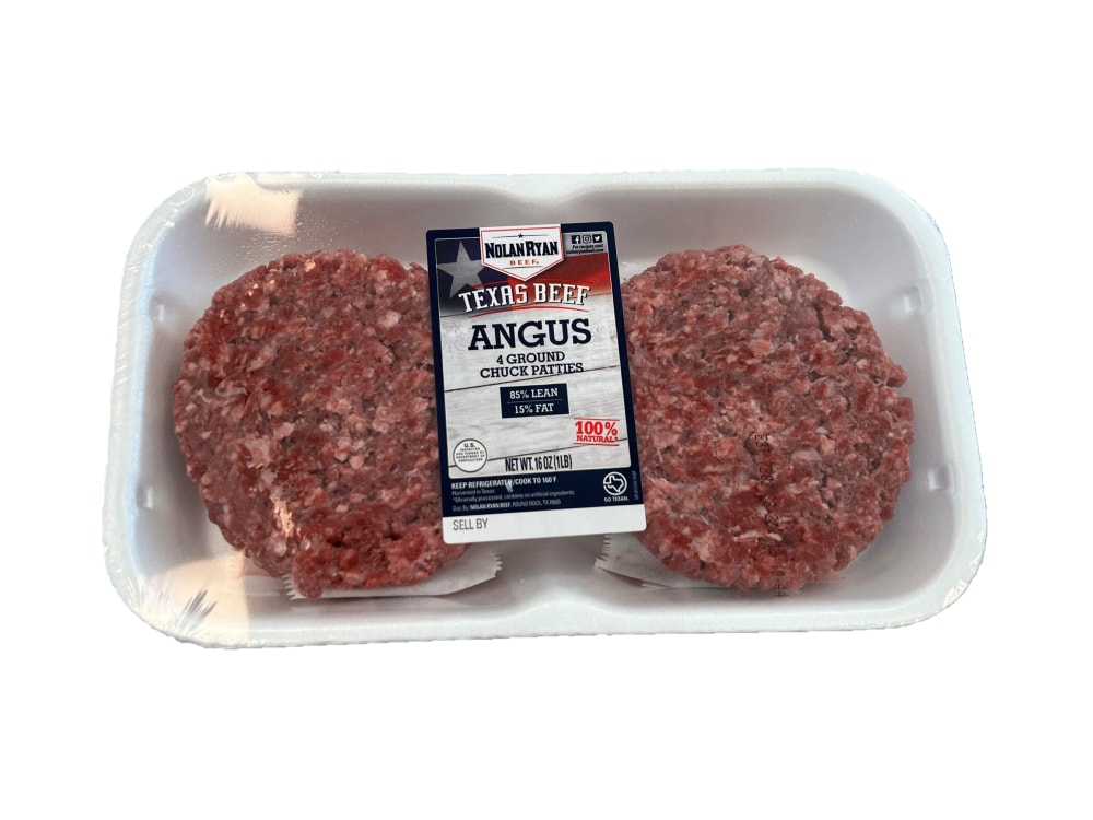 Photo of Nolan Ryan Beef 85% Lean Ground Chuck Patties