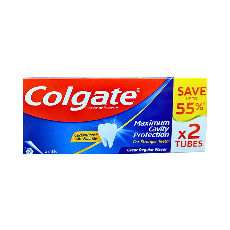 Colgate Toothpaste Great Regular Flavor 132g X 2's
