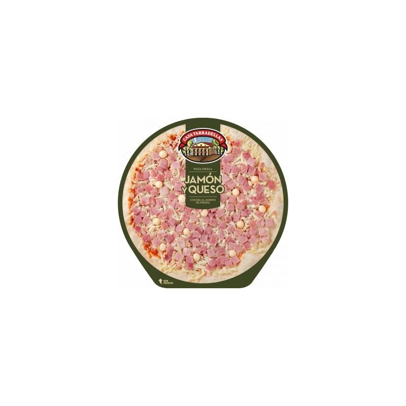 PIZZA TARRADELLAS JAMON Y QUESO 435G