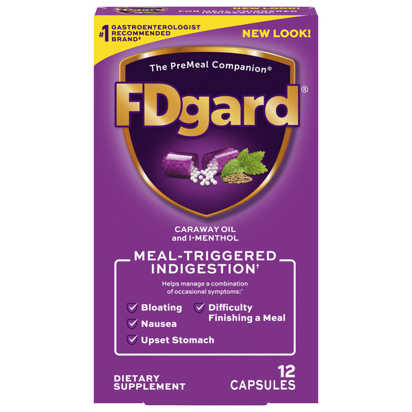 Fd Gard - Functional Dyspepsia Recurring Indigestion 12 Capsules