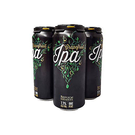 Photo of Refuge Brewery Grapefruit IPA 4PK Cans