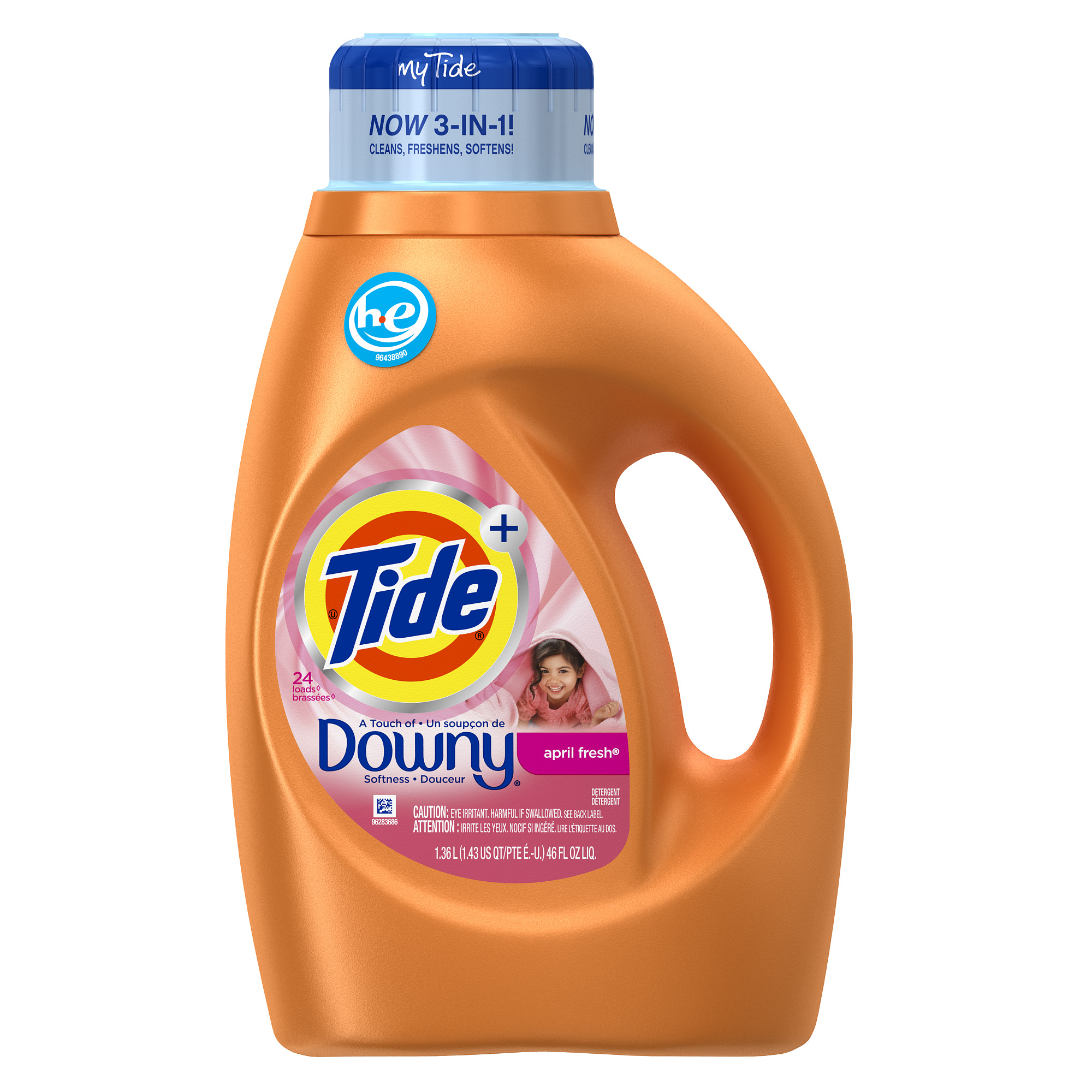 Photo of Tide Plus A Touch Of Downy Liquid Laundry Detergent April Fresh 46 Fl Oz 29 Loads