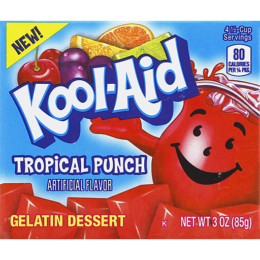 Tropical Punch Gelatin Dessert, Tropical Punch