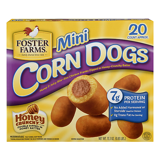 Honey Crunchy Mini Corn Dogs