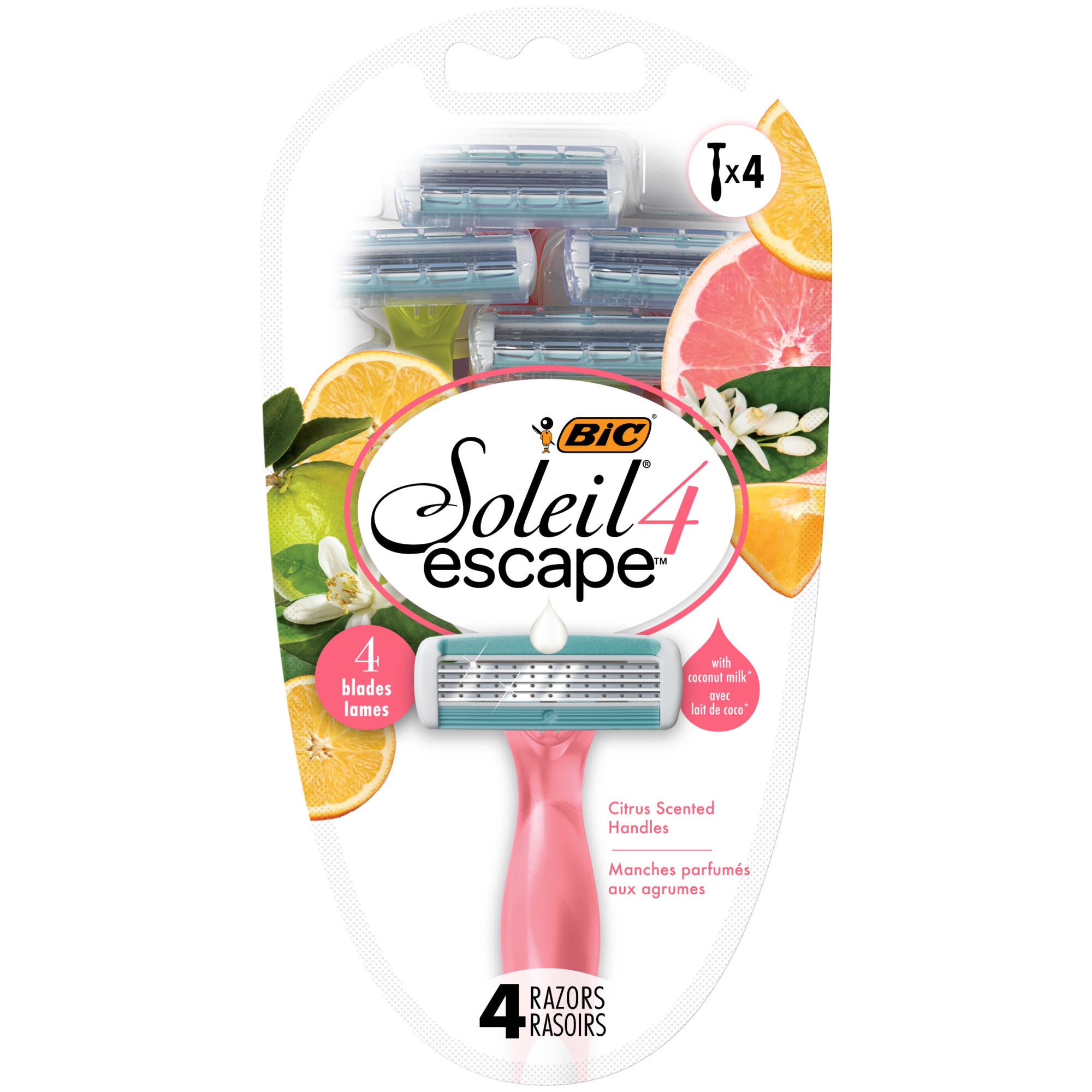 Bic Disposable Razors - Soleil Escape 4 Razors