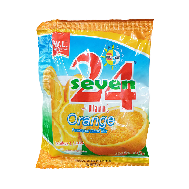 24 Seven Orange Powdered Mix Juice 40g