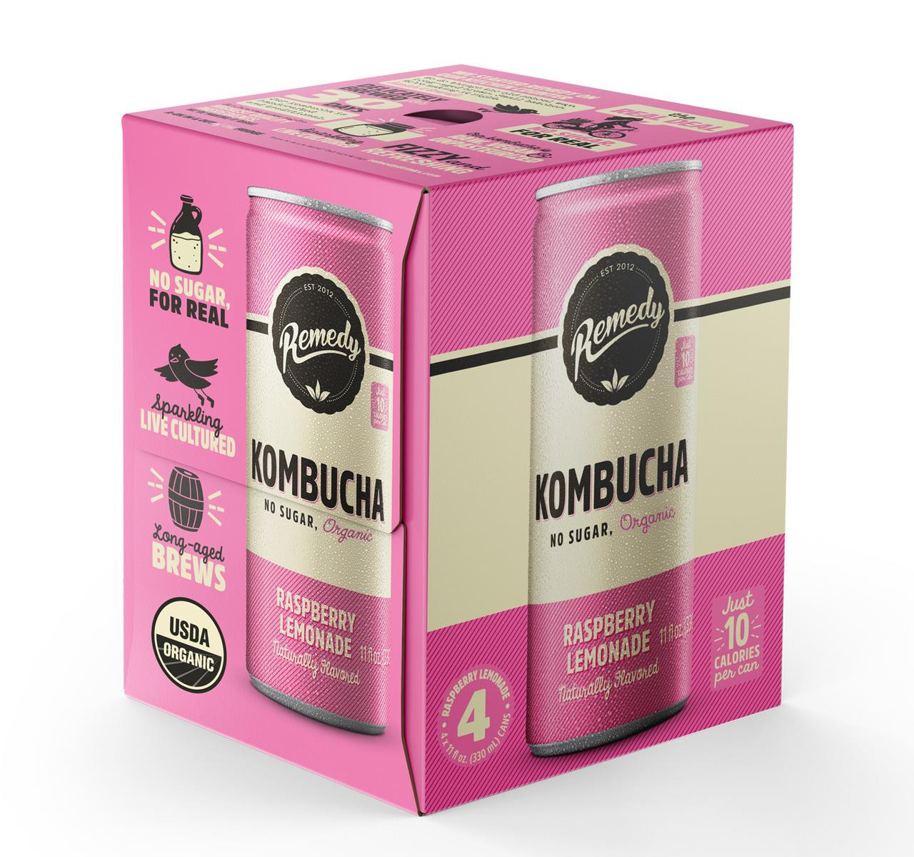 Raspberry Lemonade Kombucha, Raspberry Lemonade