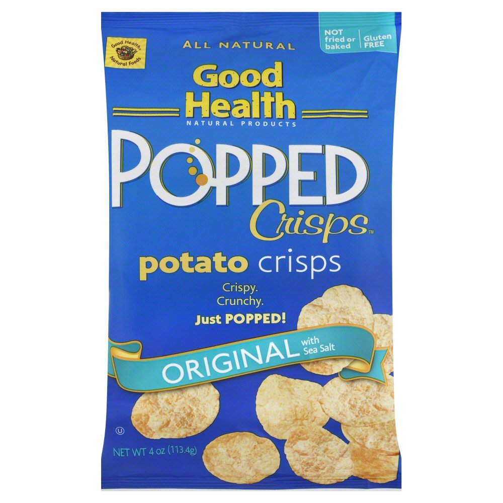Popped Crisps Potato Crisps Original with Sea Salt, Original
