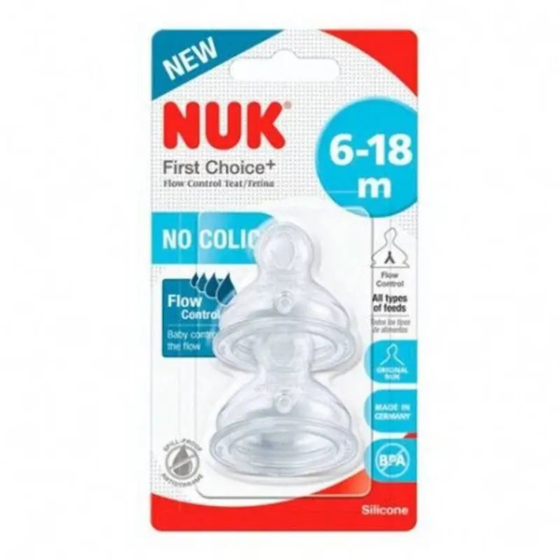 TETINA FC 1 T.M 2U. SILICONA NUK