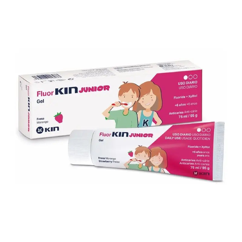 FLUOR KIN JUNIOR GEL DENTAL MADUIXA